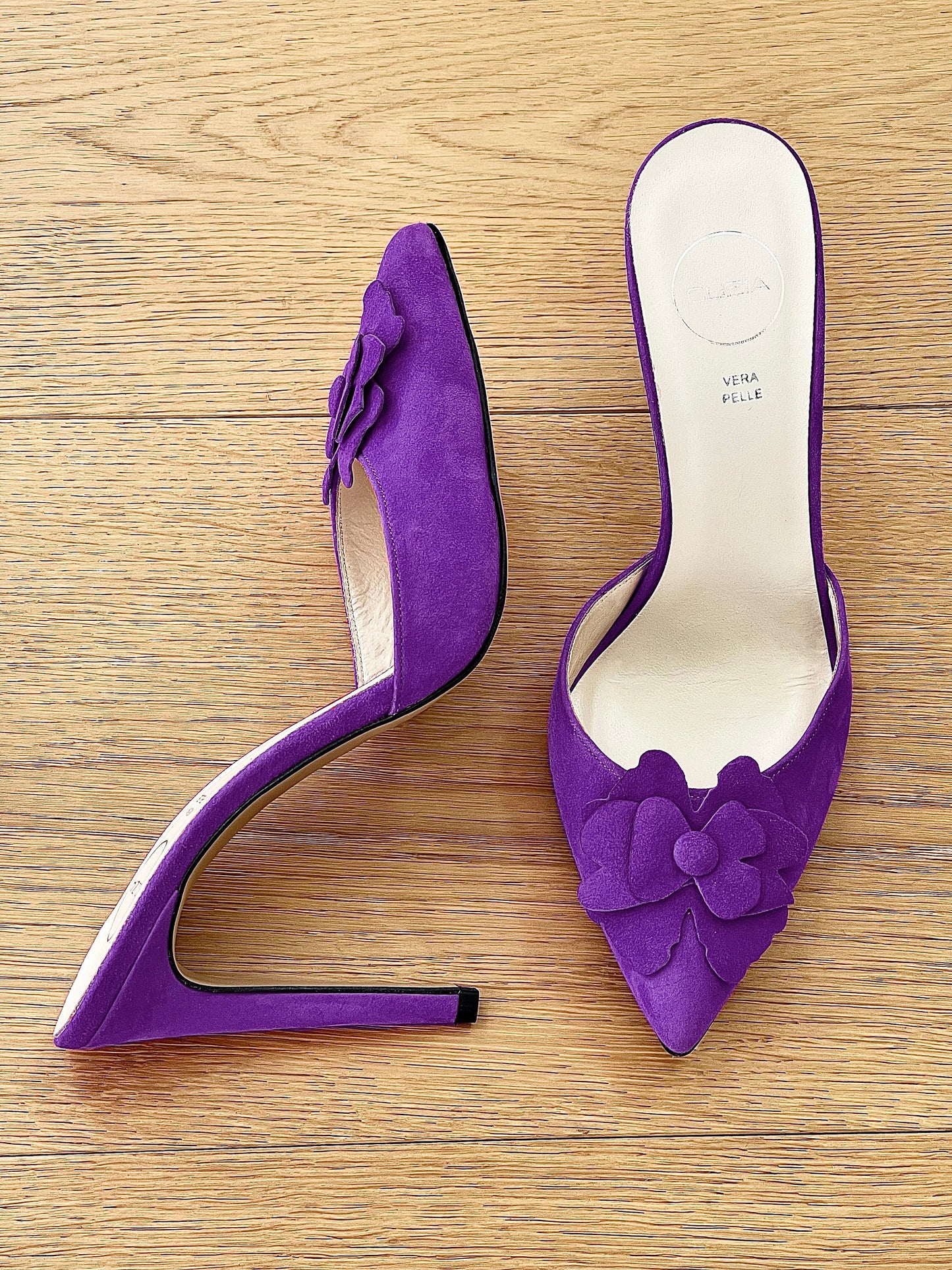 PURPLE SUEDE JODY