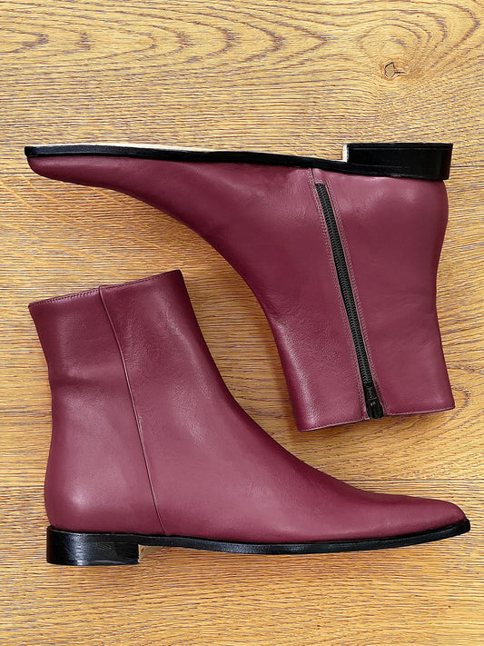 ANDERS BURGUNDY LEATHER