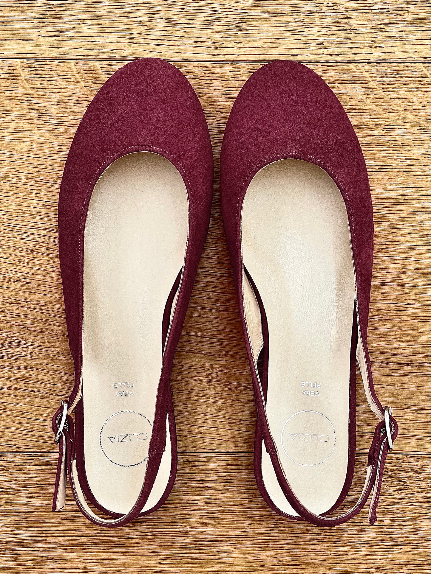 BURGUNDY SUEDE MAGGIE