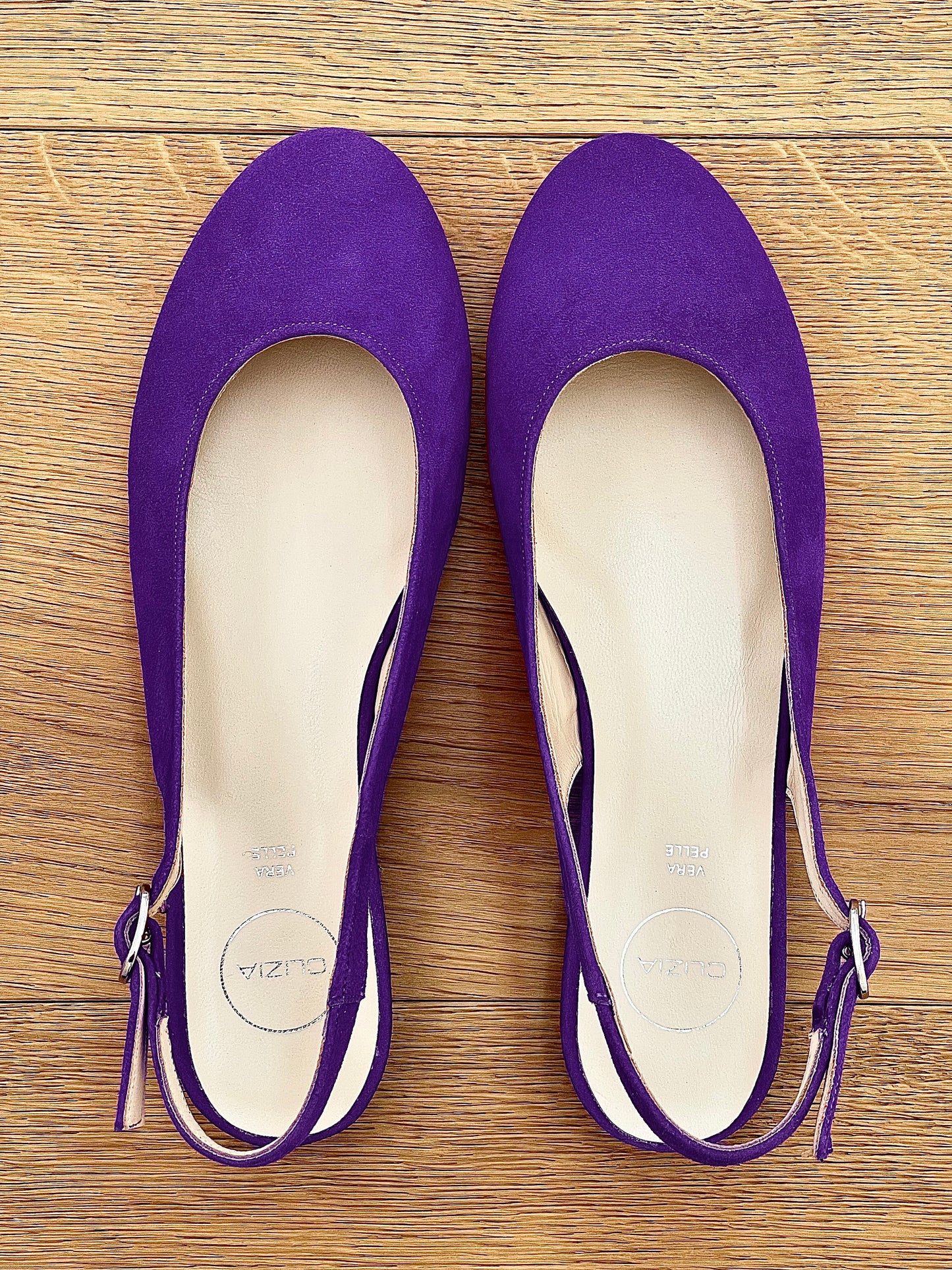 PURPLE SUEDE MAGGIE