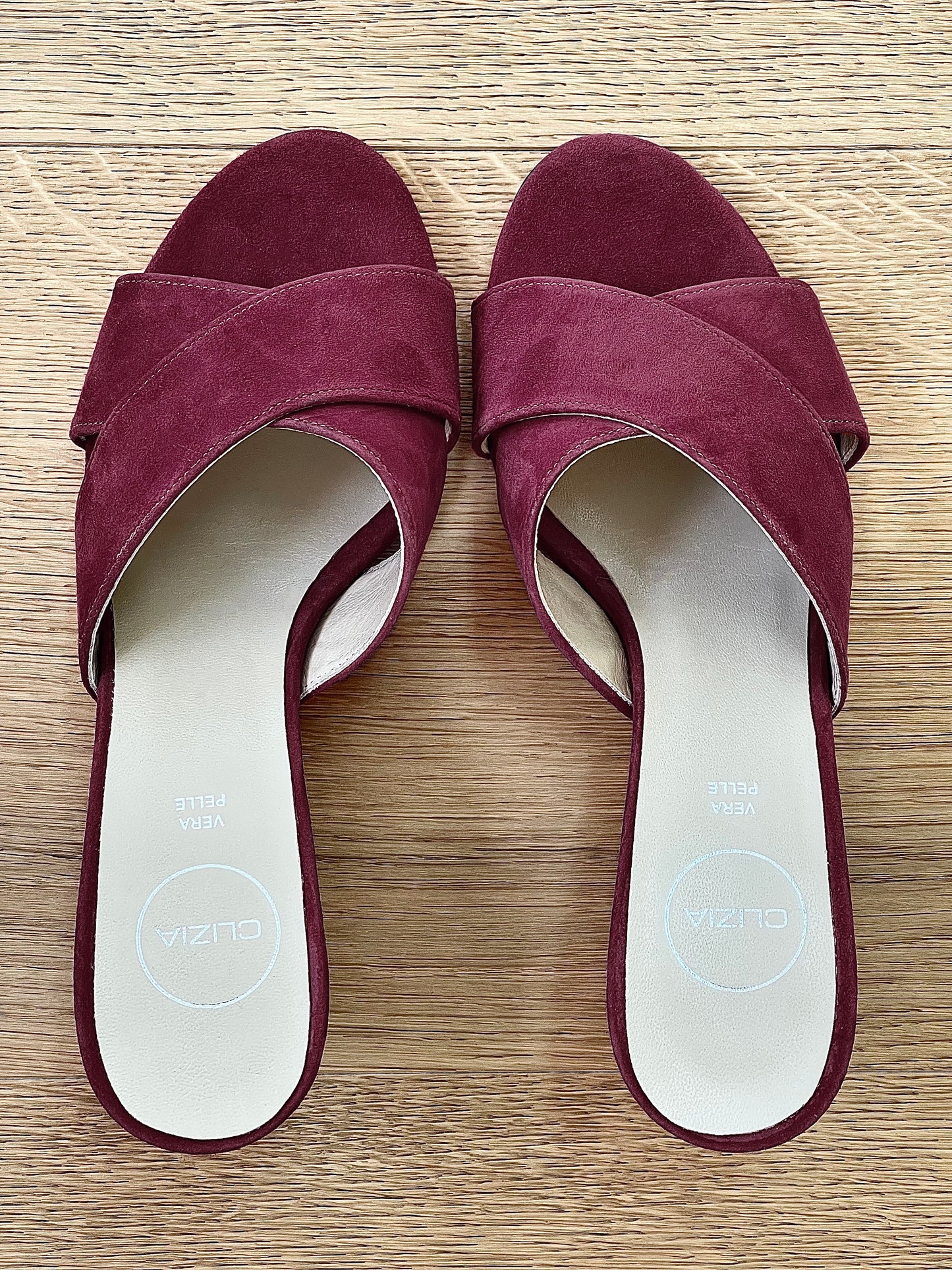 BURGUNDY SUEDE ZURI