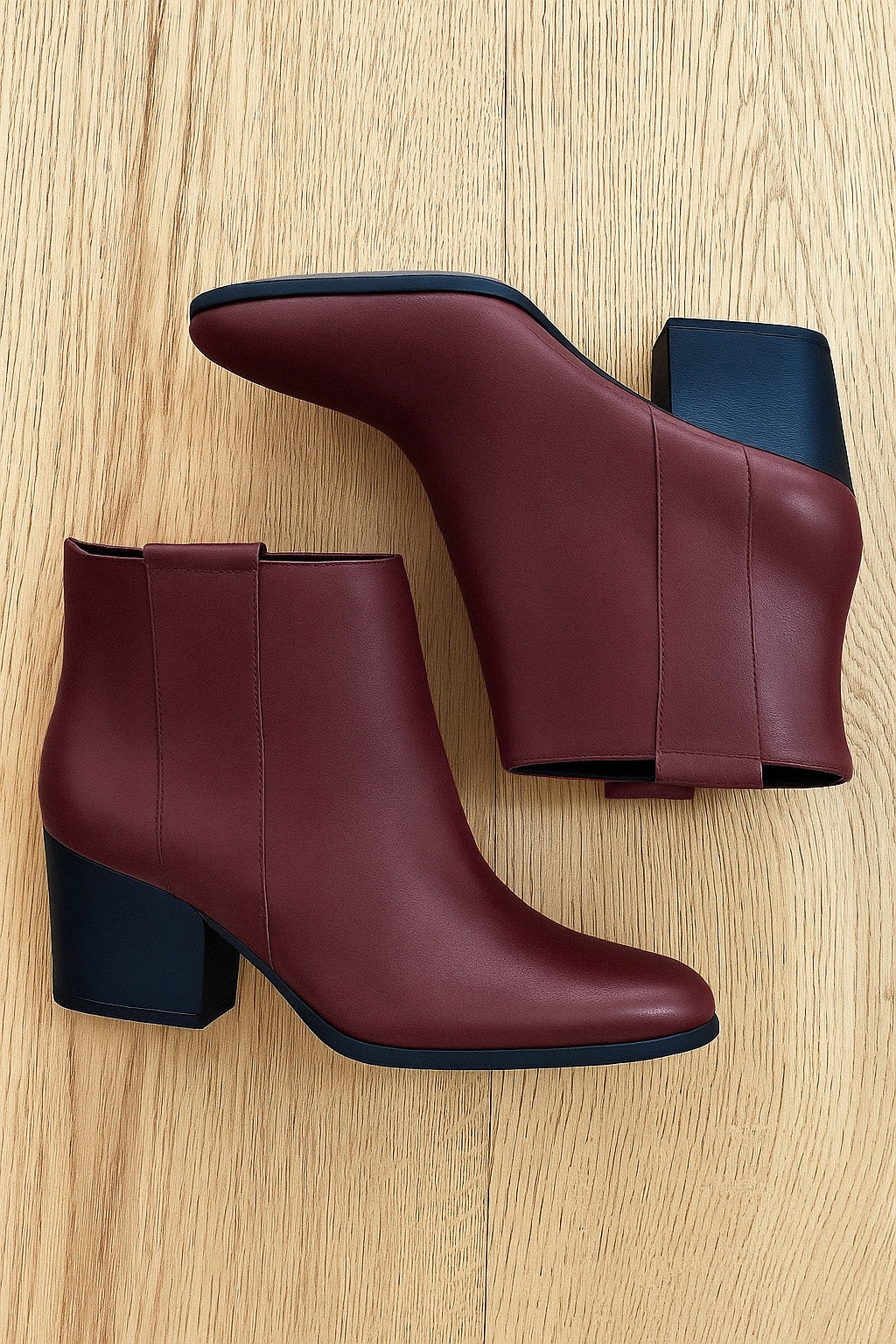 BURGUNDY LEATHER TESSA