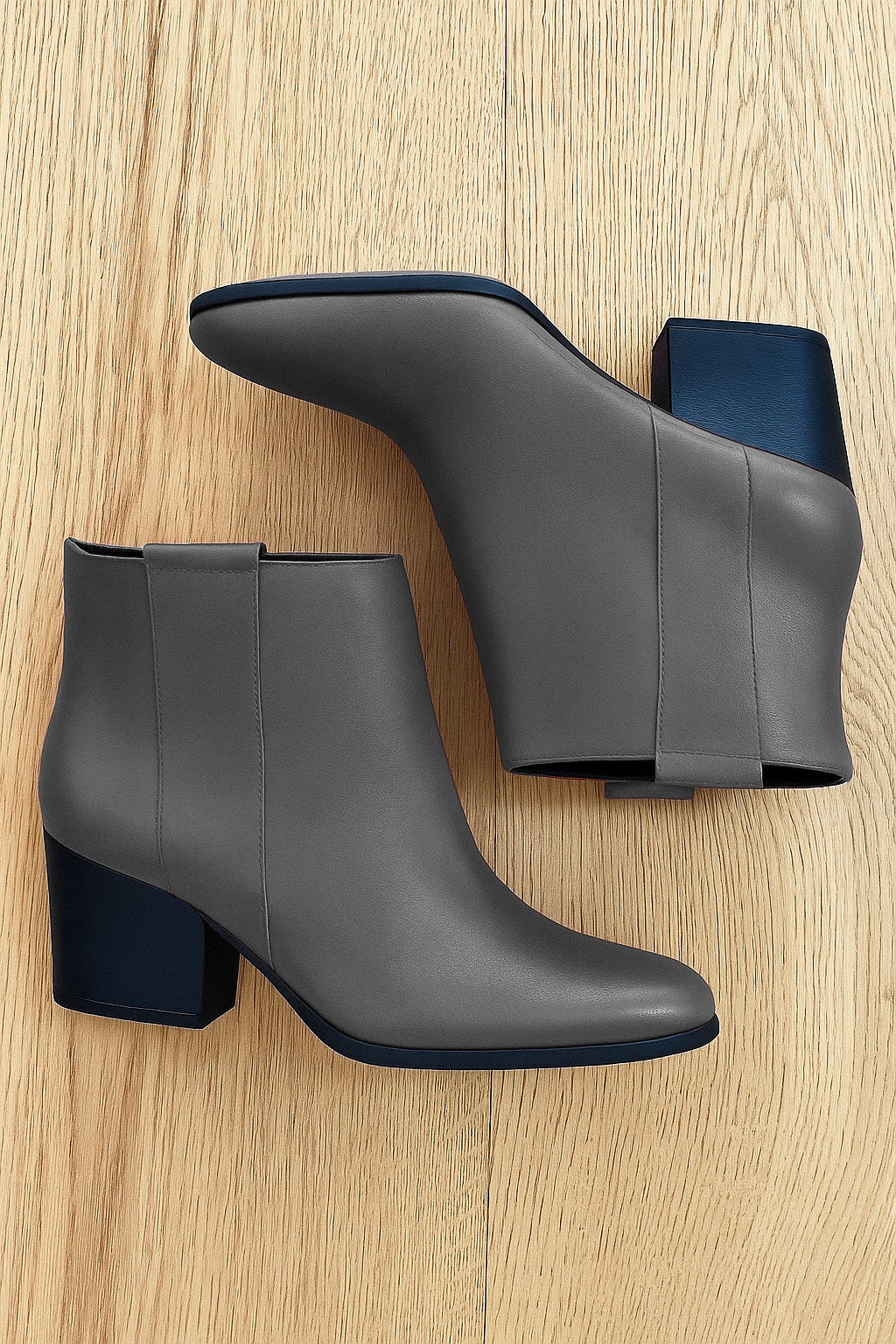 TESSA LEATHER GRAY