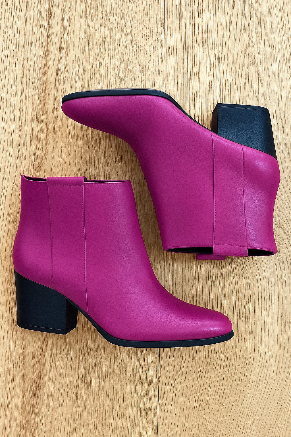 FUCHSIA LEATHER TESSA