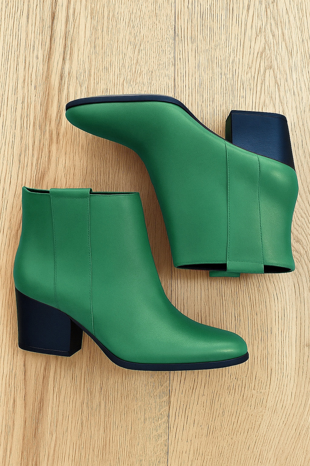 GREEN LEATHER TESSA