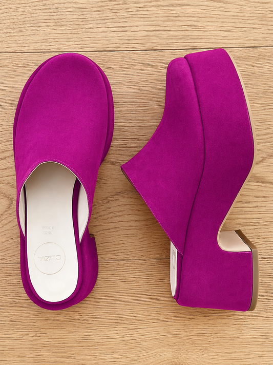 FUCHSIA SUEDE BAG