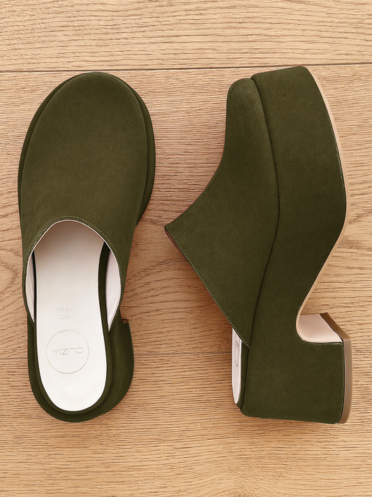 KHAKI SUEDE BAO