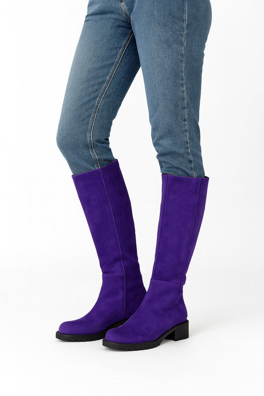 ZEUS PURPLE NUBUCK