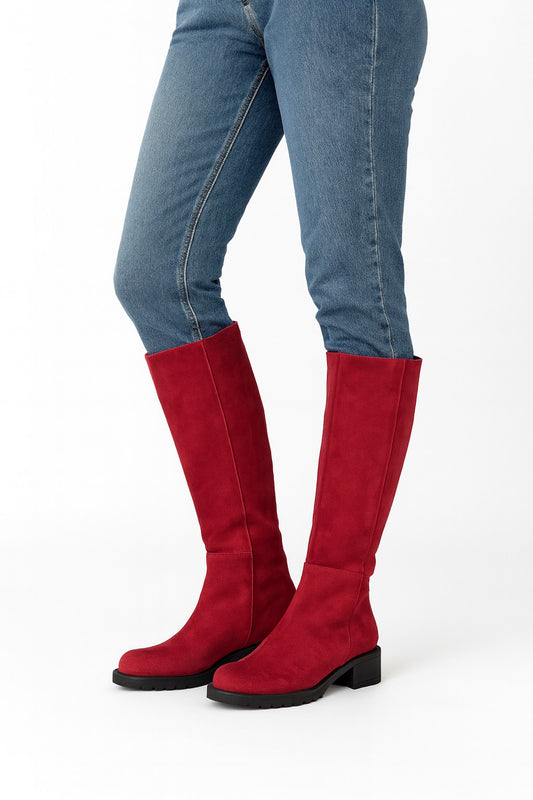 ZEUS NUBUCK RED