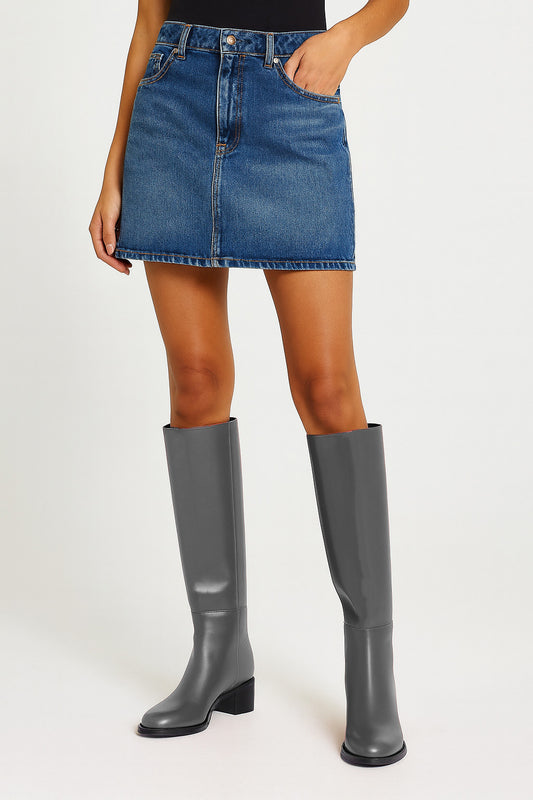 SVEN LEATHER GRAY