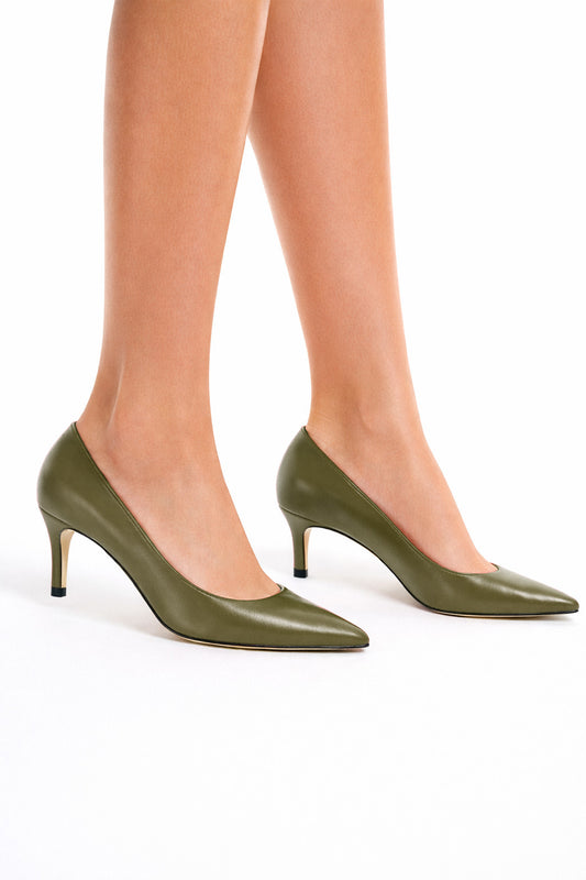 GAIA KAKI LEATHER