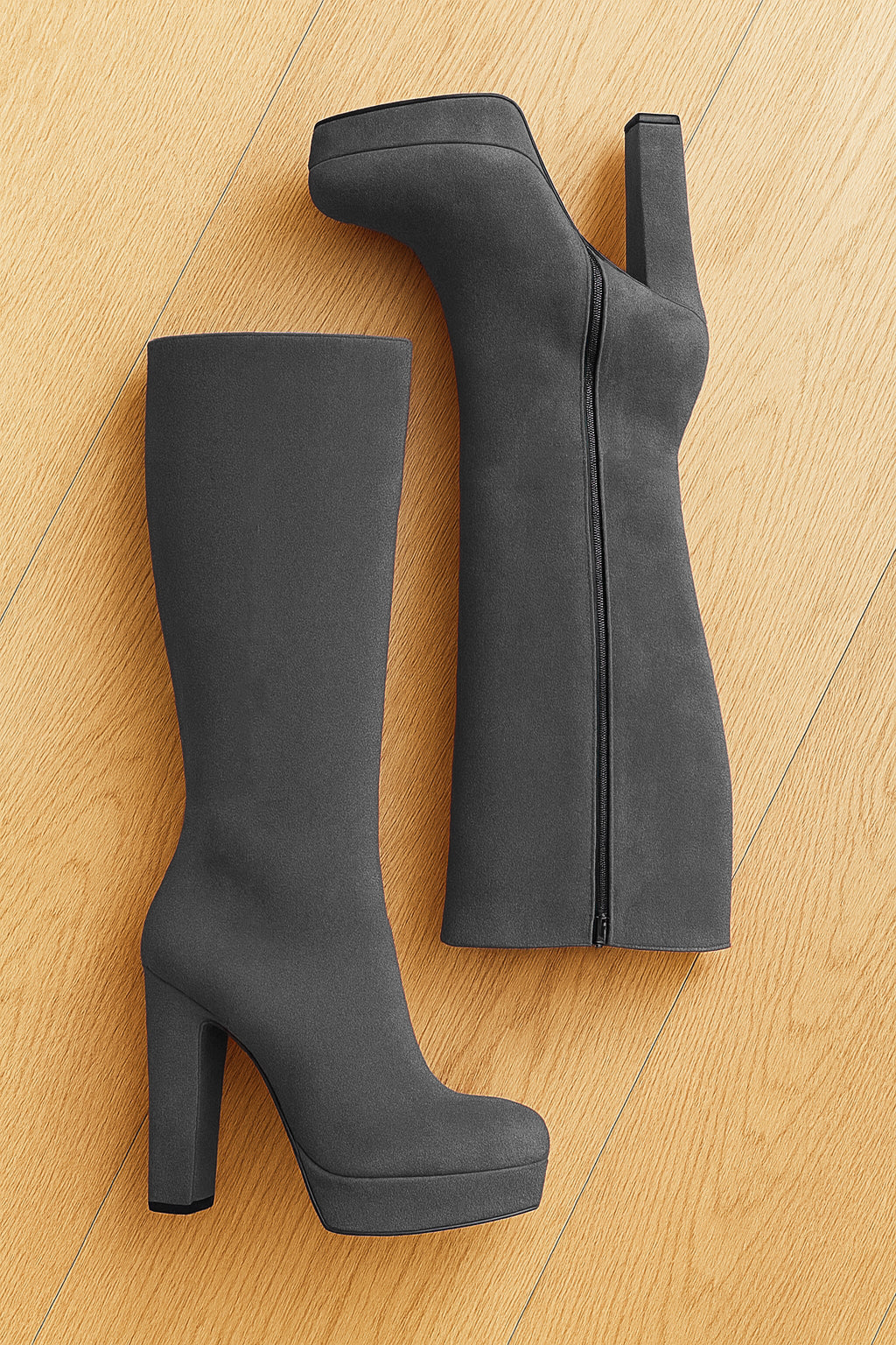 SAVANNAH GRAY SUEDE
