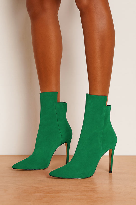 LEVEL GREEN SUEDE