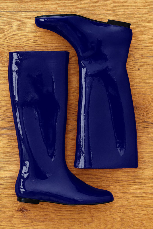 CINDY BLUE PATENT LEATHER