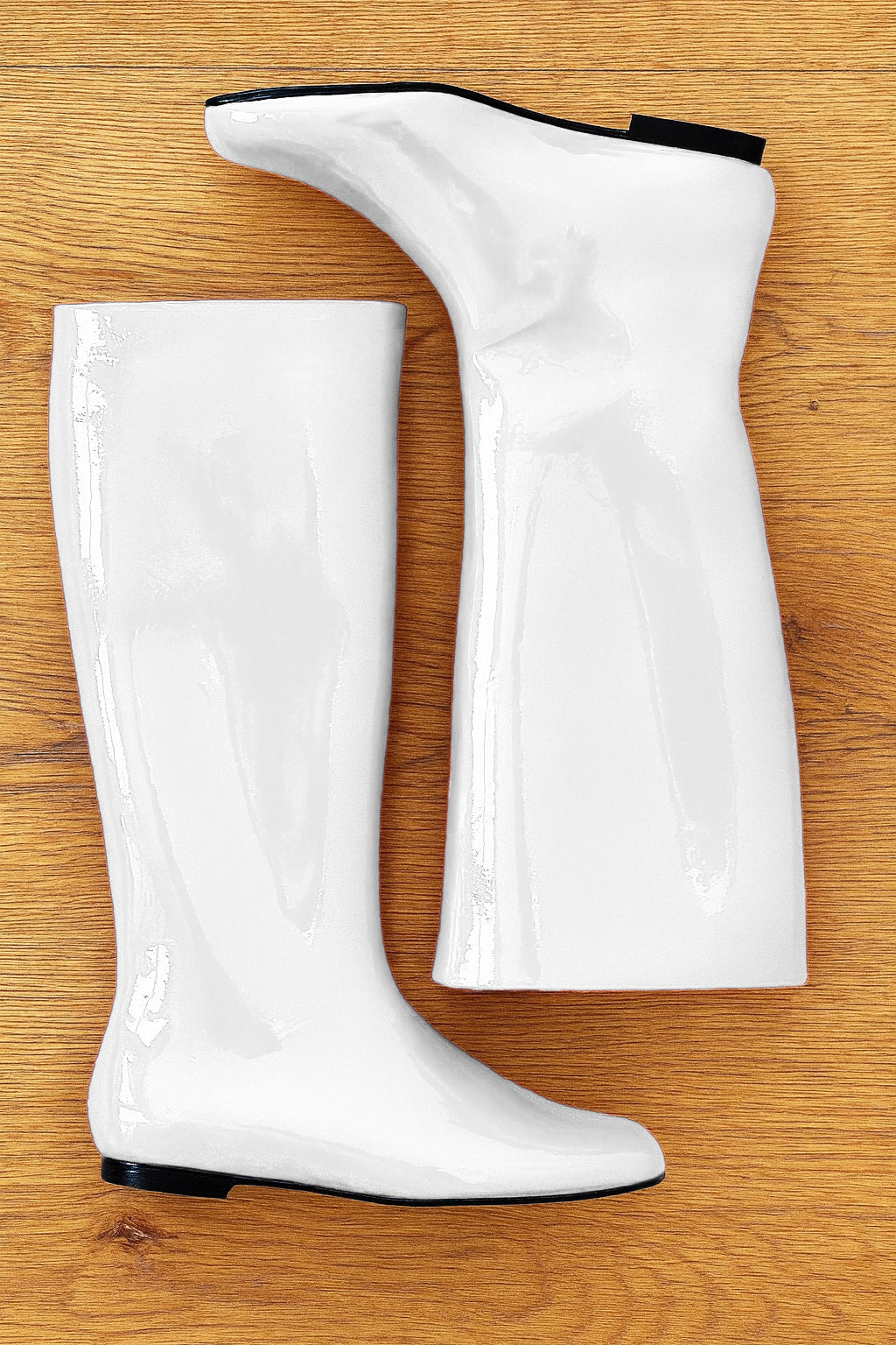 CINDY WHITE PATENT LEATHER