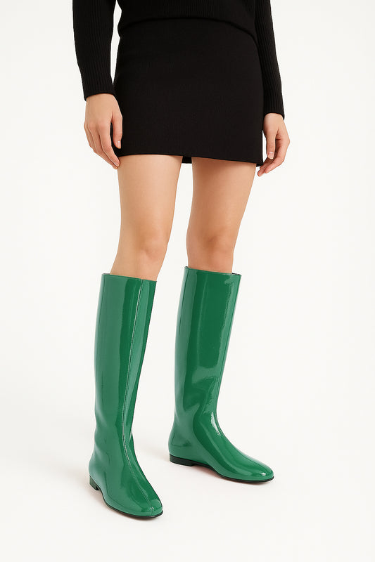 CINDY GREEN PATENT LEATHER