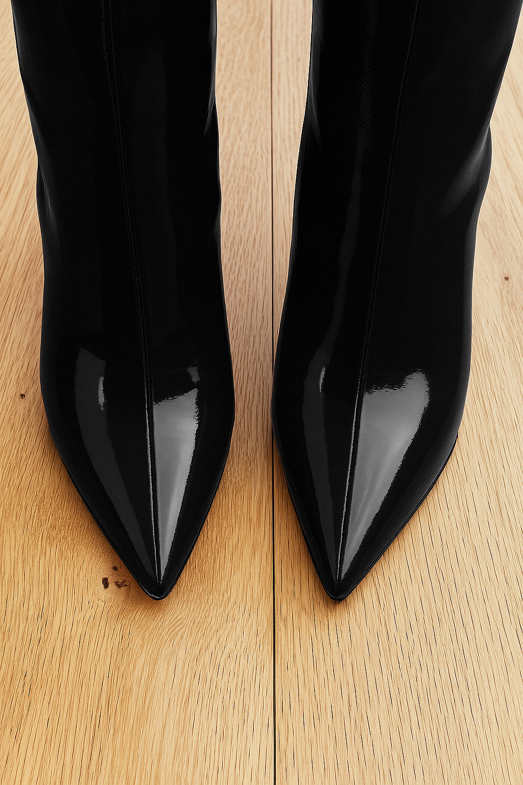 JUANA BLACK PATENT LEATHER