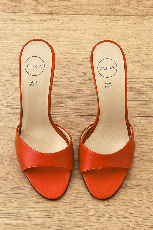 INES ORANGE LEATHER