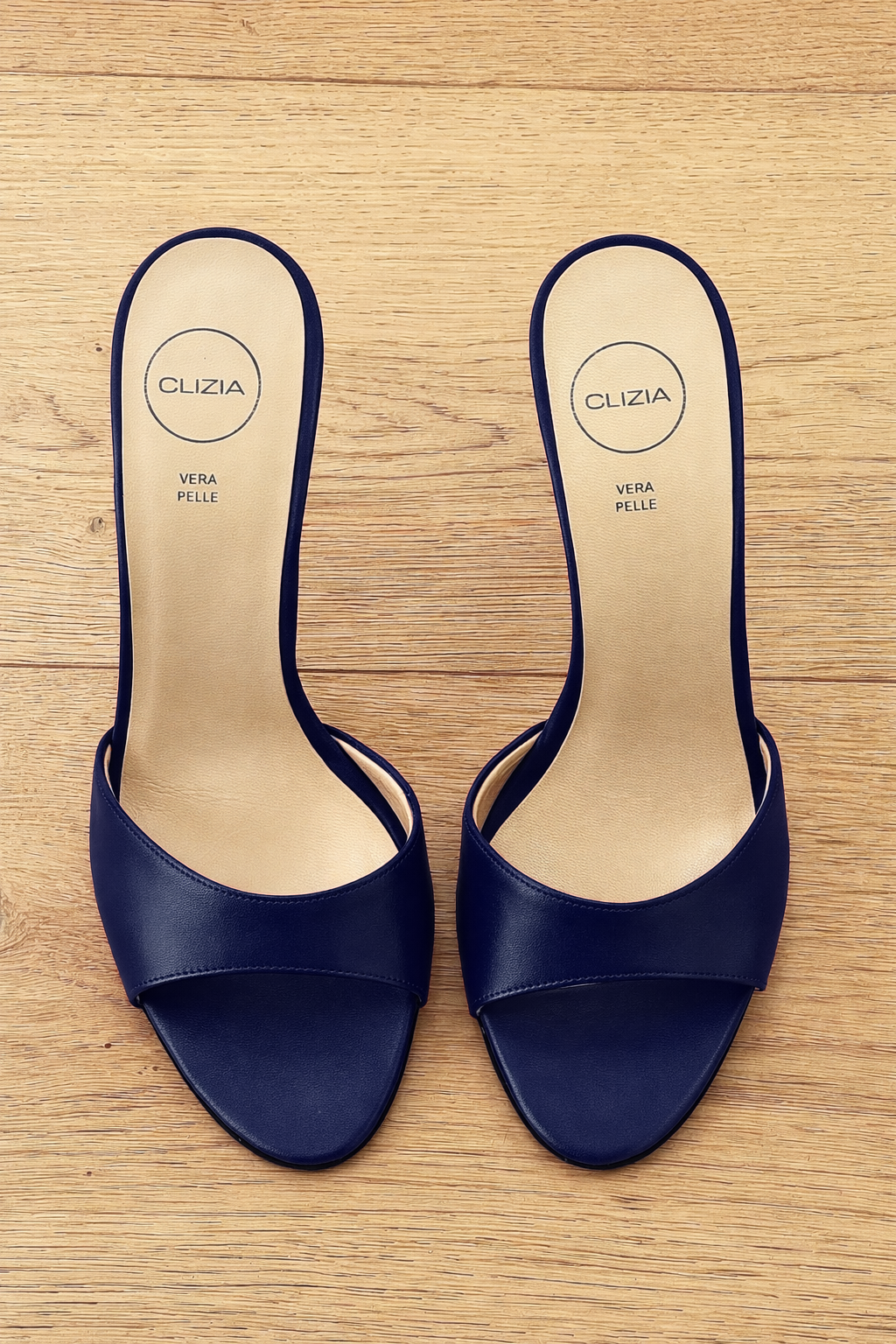INES BLUE LEATHER