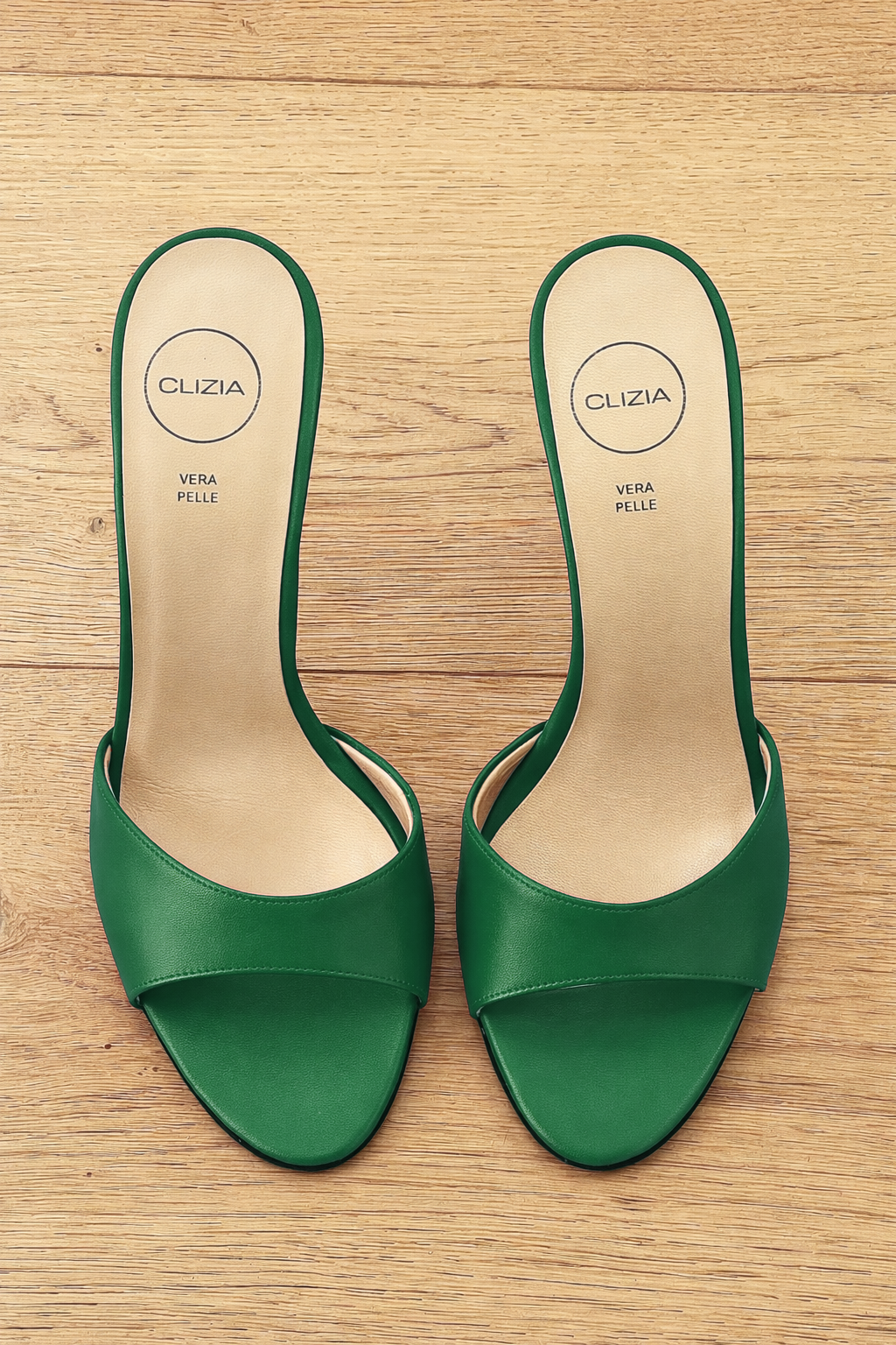INES GREEN LEATHER