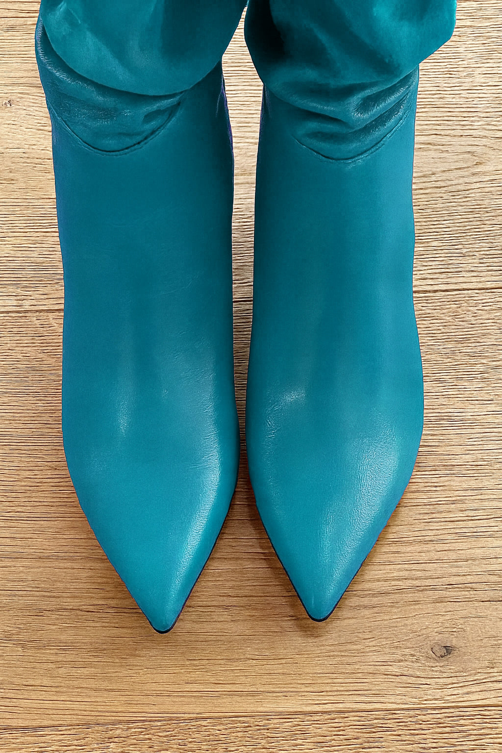 NENA LEATHER BLUE
