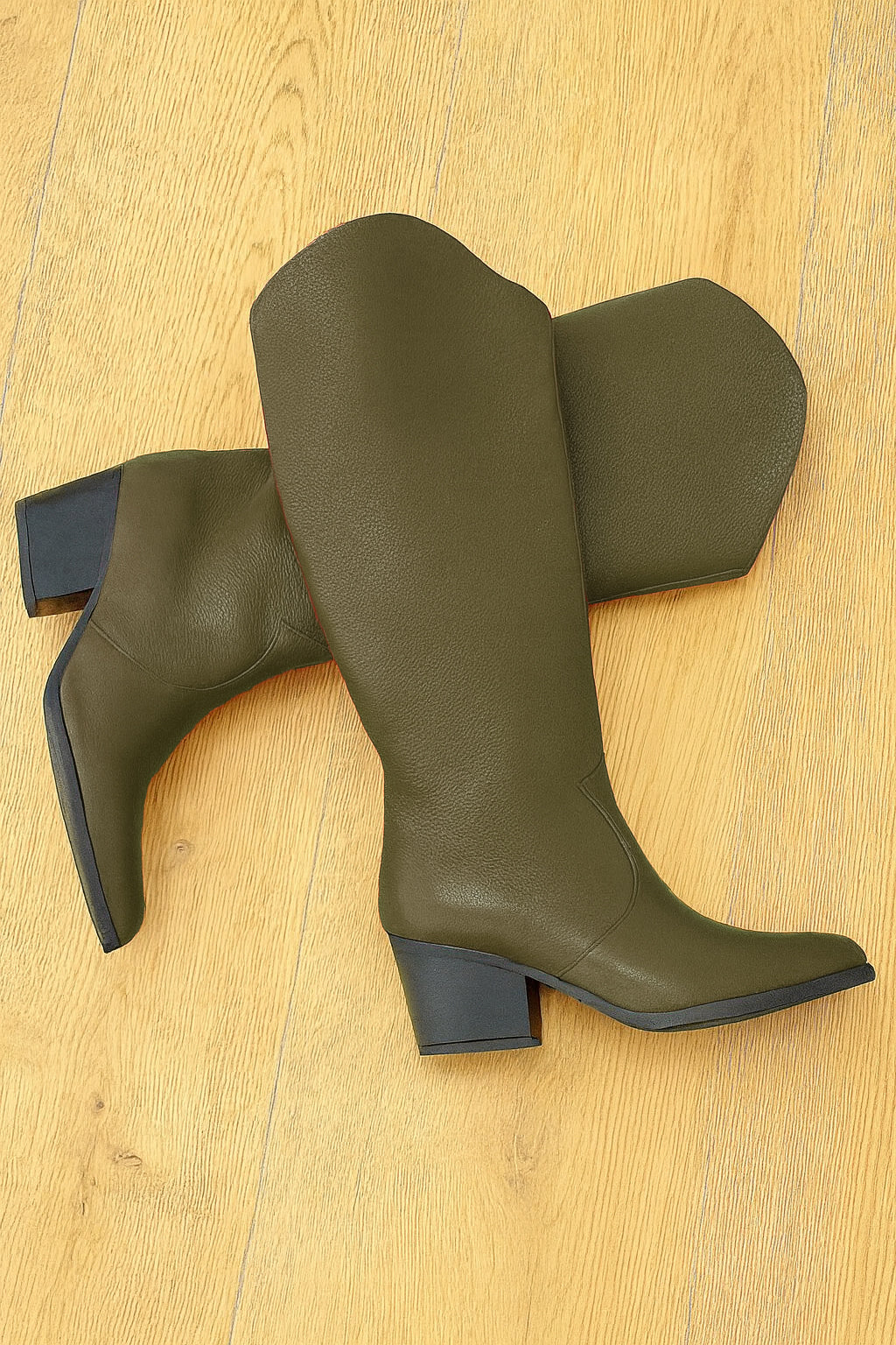 ARIEL KHAKI LEATHER