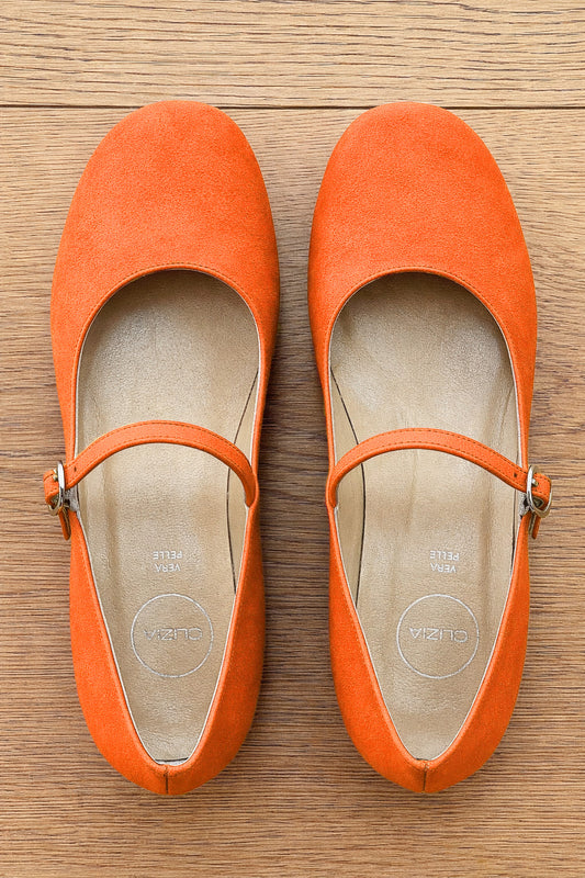 ZELIA ORANGE SUEDE