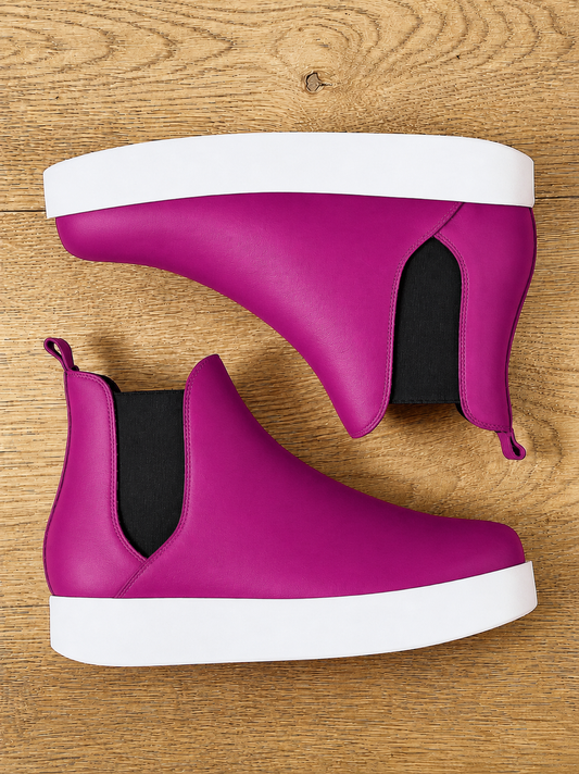 TOMMY FUCHSIA LEATHER
