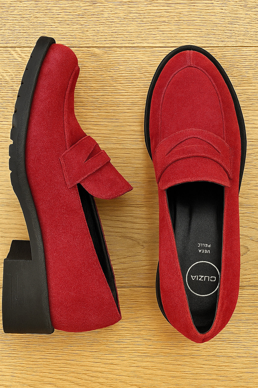 NELLY RED SUEDE