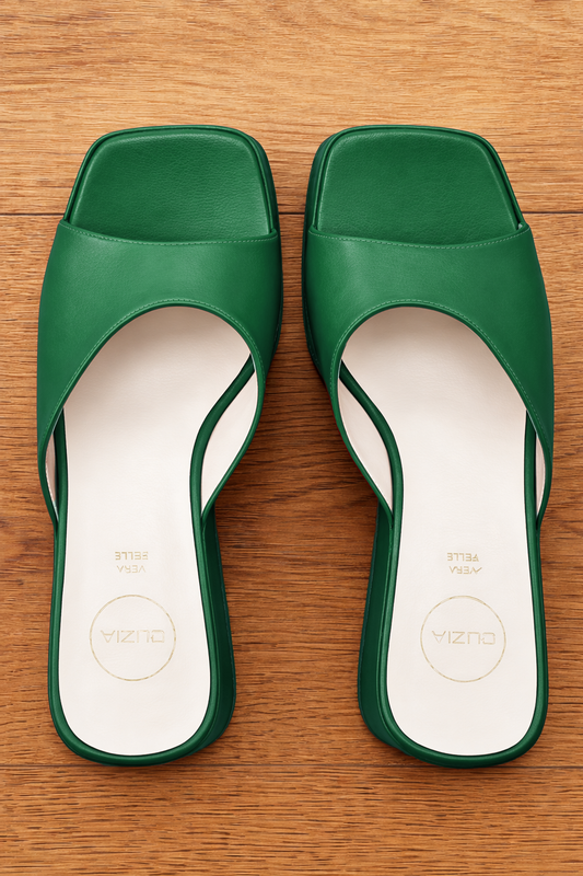 YUNA GREEN LEATHER