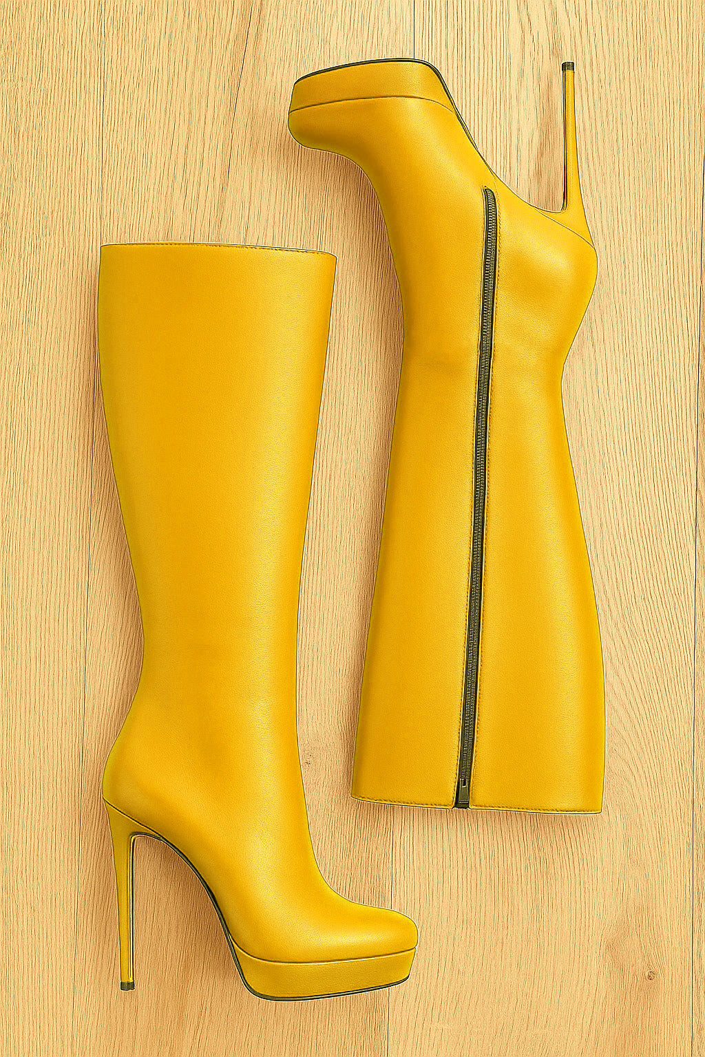 URSULA OCHRE LEATHER