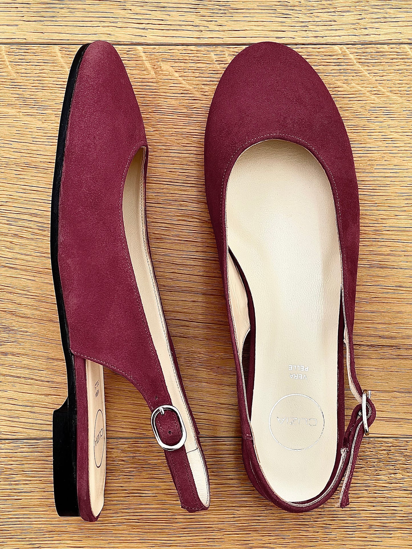 BURGUNDY SUEDE MAGGIE