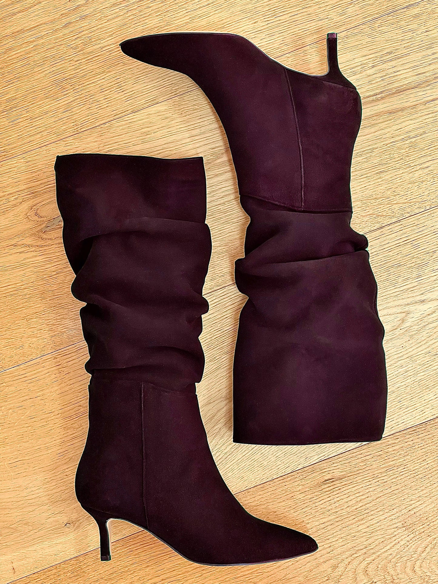 NENA BURGUNDY SUEDE