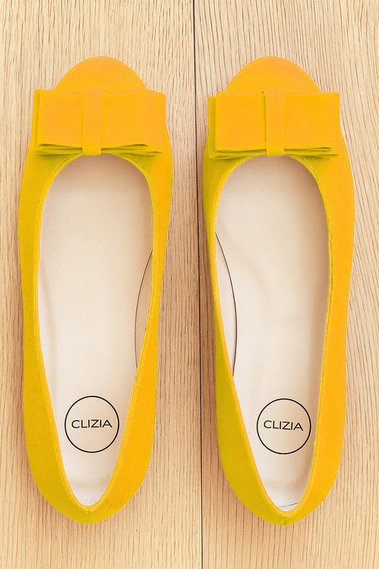 KENDRA OCHRE SUEDE