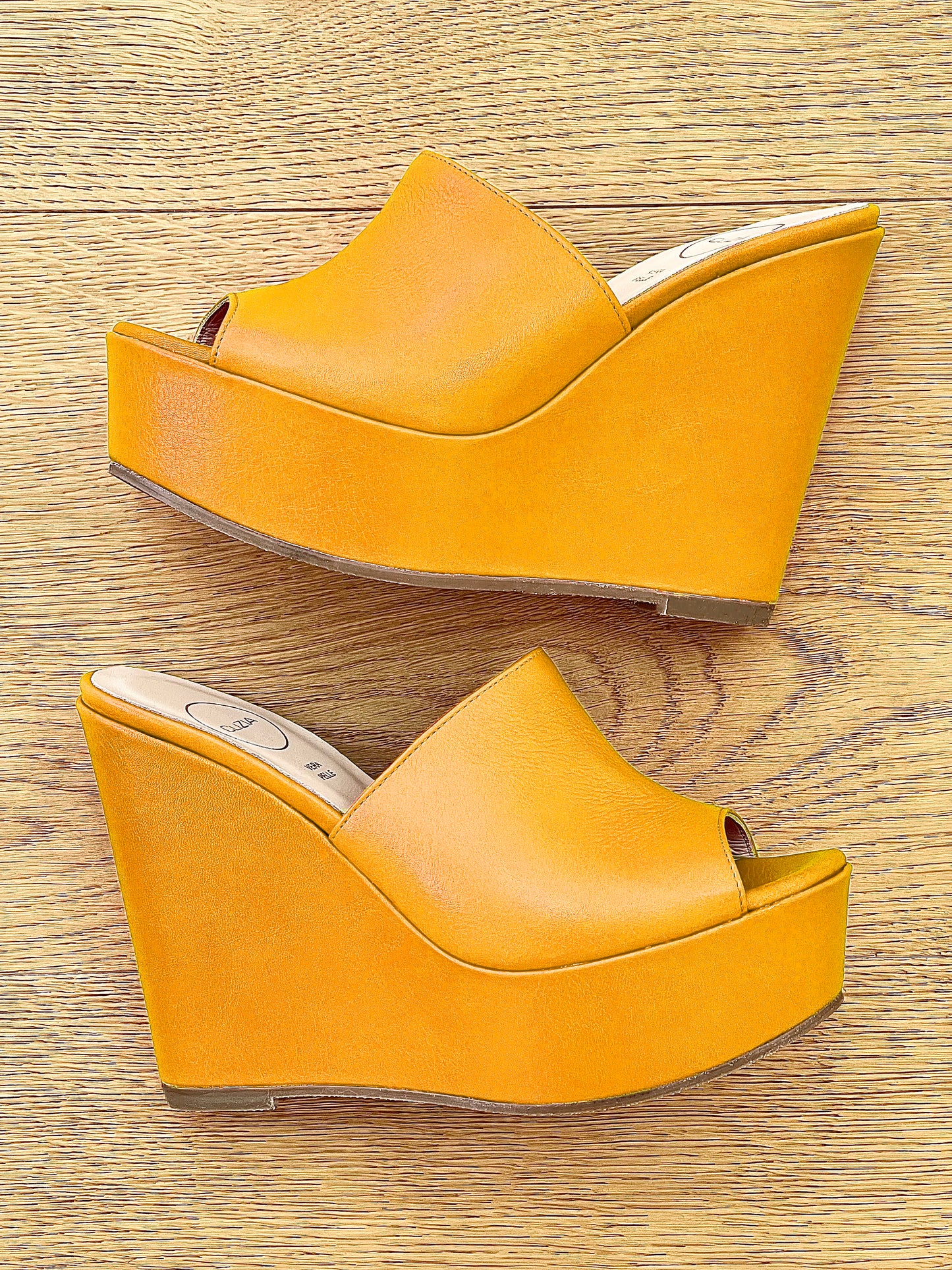 EMMA LEATHER YELLOW