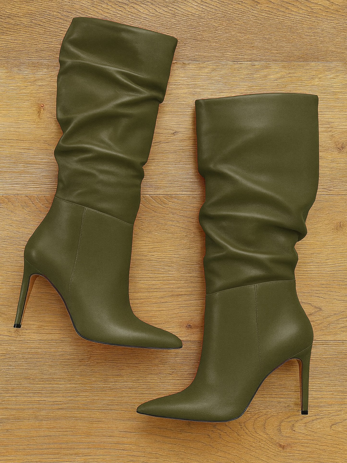 ARZU KHAKI LEATHER