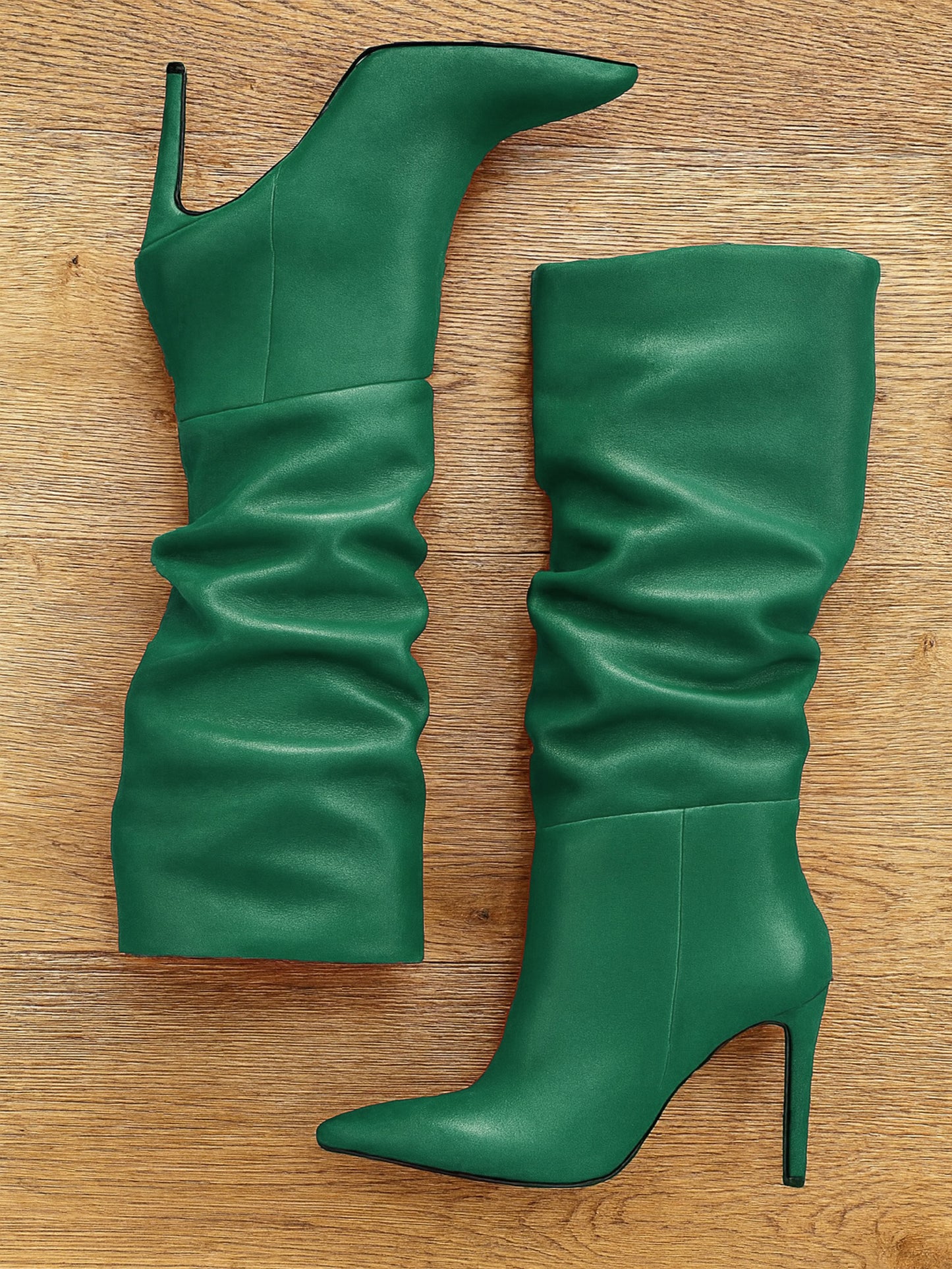 ARZU GREEN LEATHER