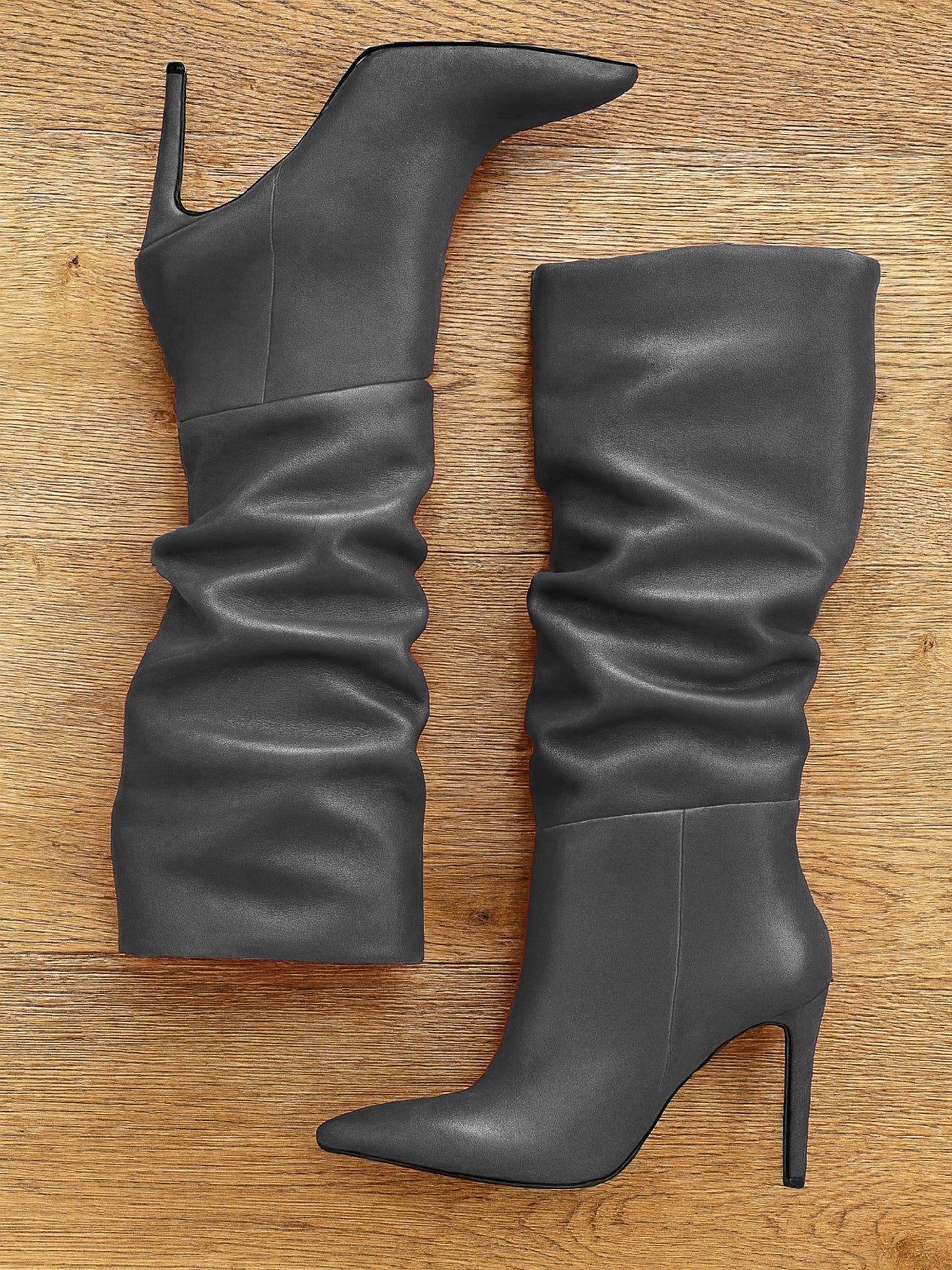 ARZU LEATHER GRAY