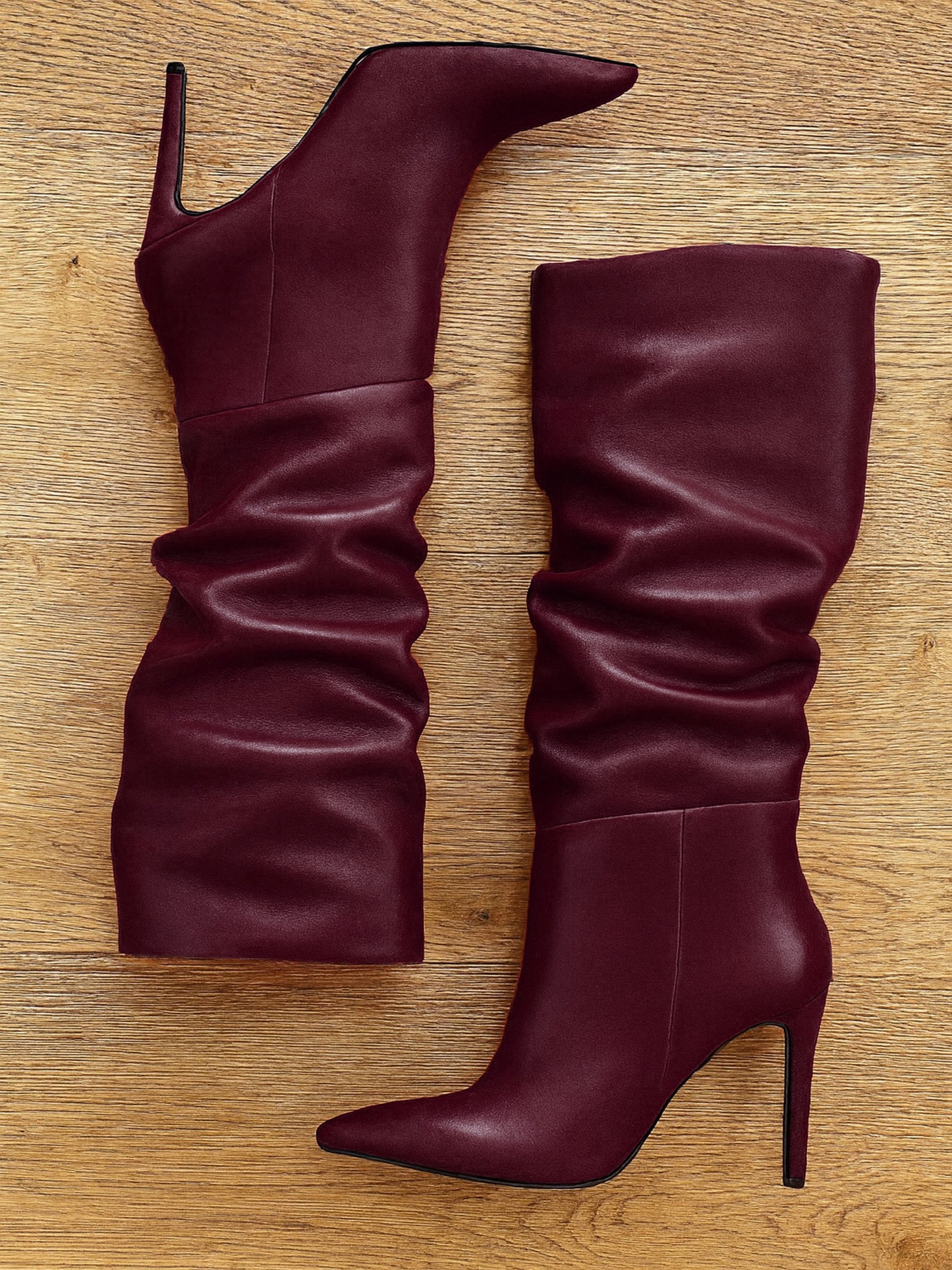 ARZU BURGUNDY LEATHER