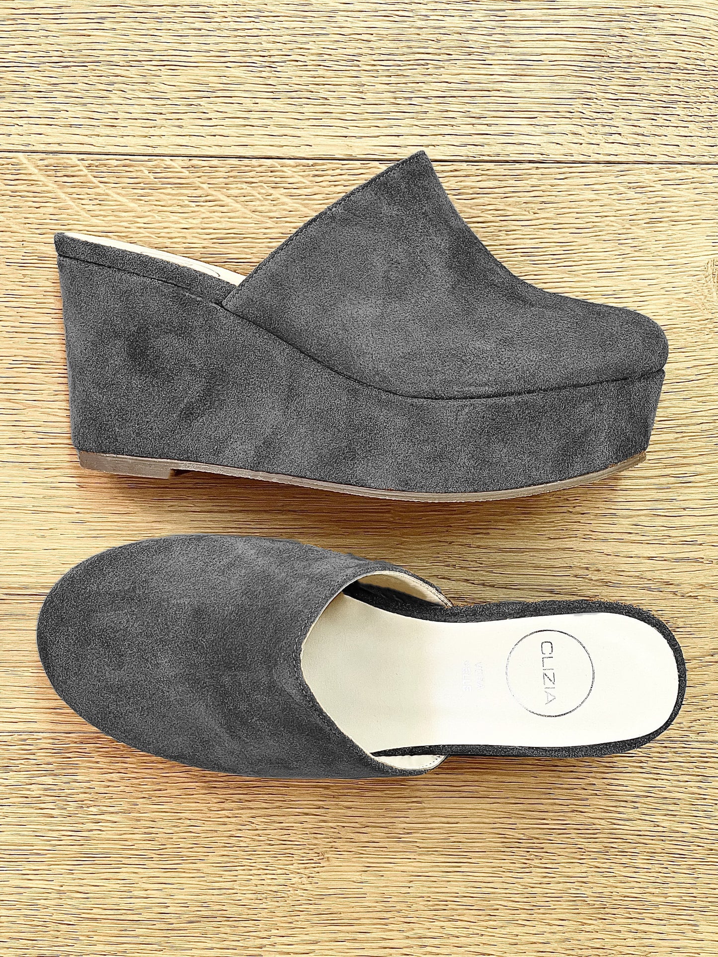 RAISSA GRAY SUEDE