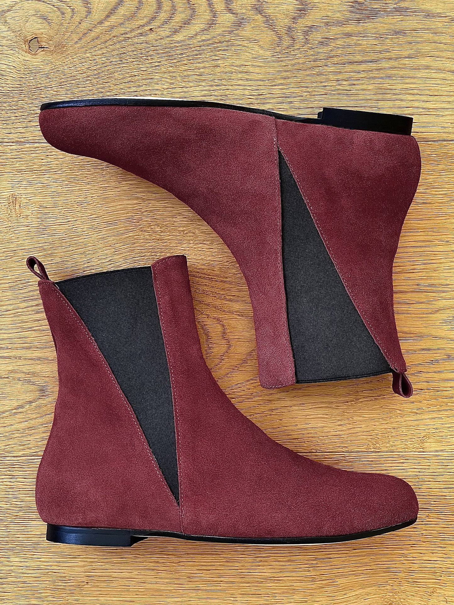 BURGUNDY SUEDE RALF