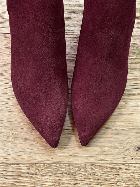 KRYSHA BURGUNDY SUEDE