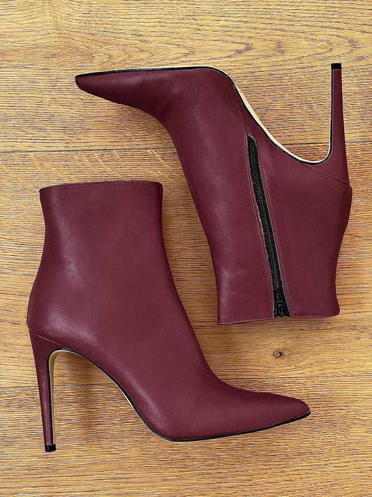 BORN BURGUNDY LEATHER