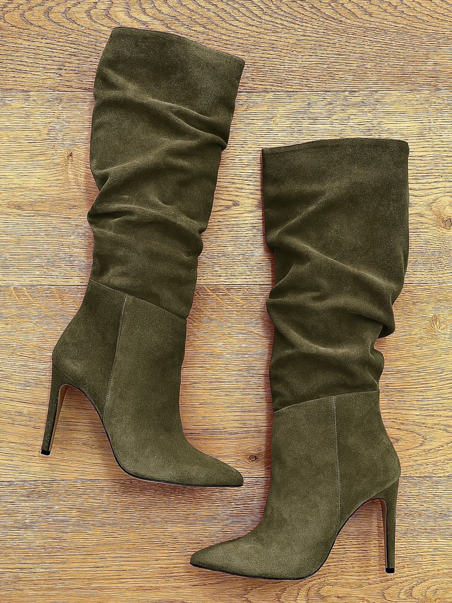 ARZU KHAKI SUEDE