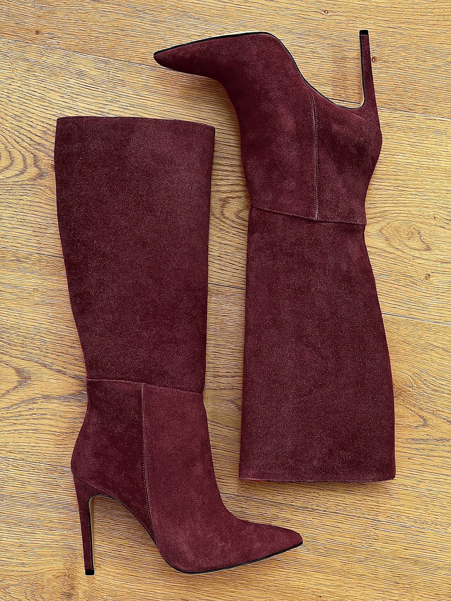 MAYA BURGUNDY SUEDE