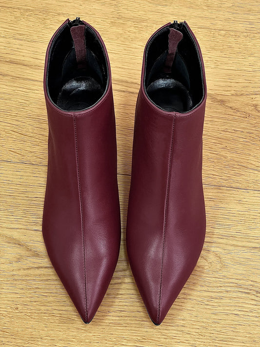 GHITA BURGUNDY LEATHER