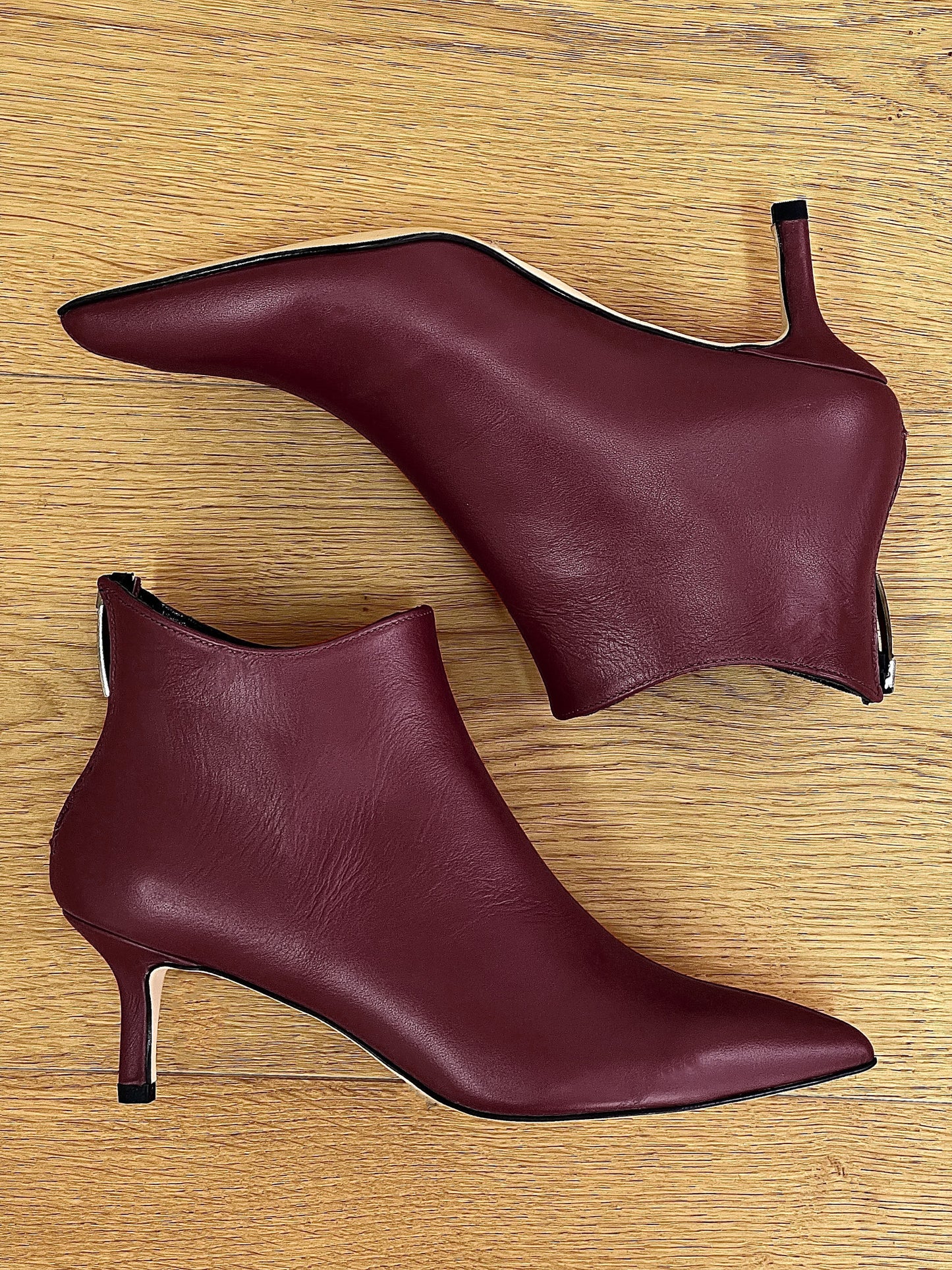 GHITA BURGUNDY LEATHER