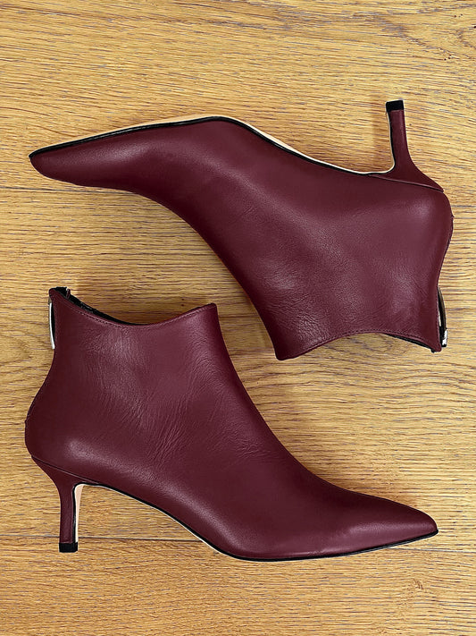 GHITA BURGUNDY LEATHER