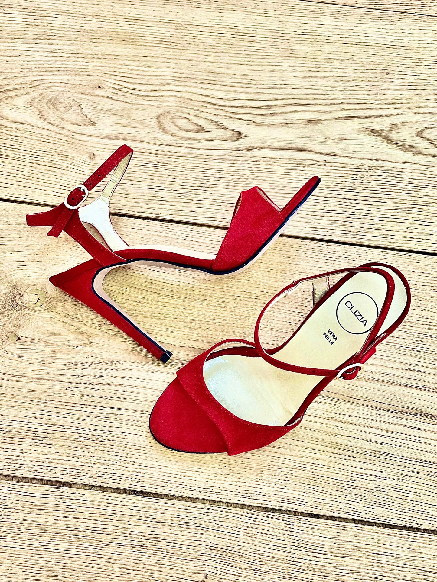 RED SUEDE JODIE