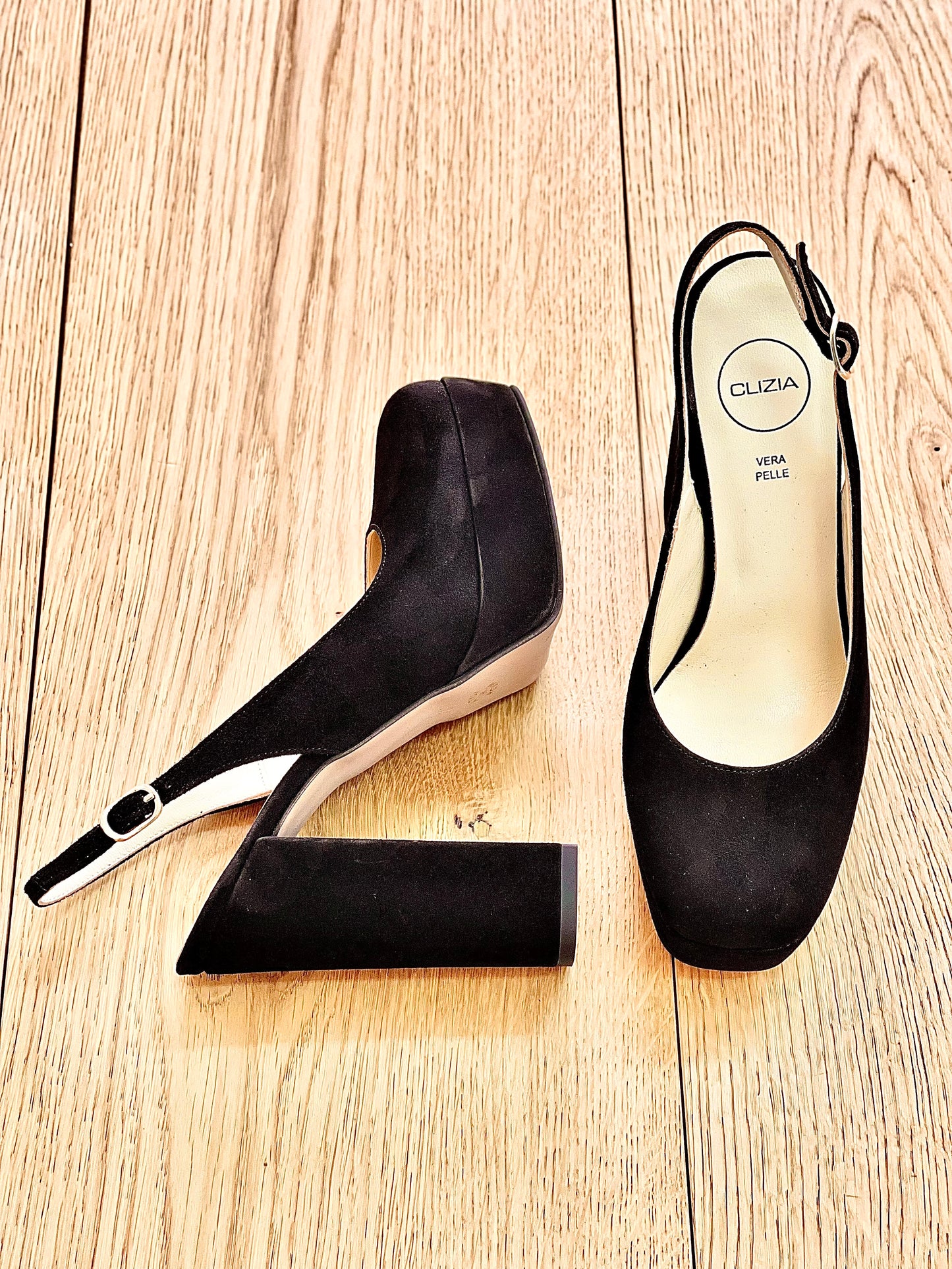 SHARON BLACK SUEDE